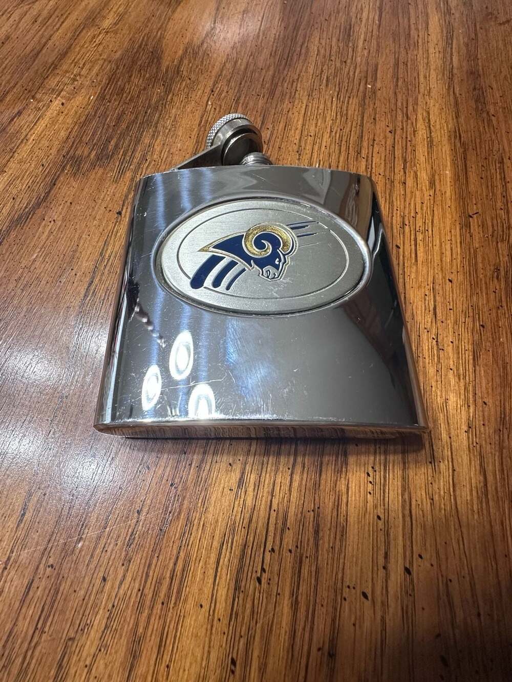 Los Angeles Rams NFL Stainless Steel 6oz Hip Flask